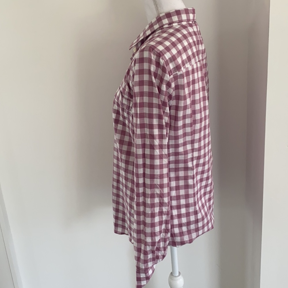 Jcrew Gingham Pattern Button Down Shirt - image 3